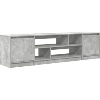 vidaXL Vidaxl - Mueble De Tv Gris Hormig&oacute;n 188,5x41x50 Cm Madera De Ingenier&iacute;a