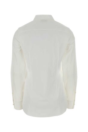 Jil Sander J03dl0222j45342 100 Optic White Exterior: Cotton Camicie Shirt