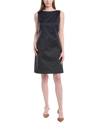 Lafayette 148 New York Sheath Bateau Neck Dress