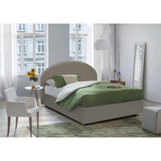 Talamo Italia Talamo Italia Cama Matrimonial Consolata, Cama Contenedor Con Tapizado En Ecopiel, 100% Made In Italy, Apertura Frontal, Con Colch&oacute;n 160x190 Cm Inclui