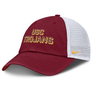 Nike USC On-Field Club Gameday Nike Mens College Trucker Adjustable Hat in Red | NC3399MISCJ-YLP