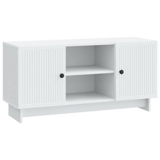 vidaXL Mueble De Tv 102 X 34,5 X 50 Cm Blanco Madera De Ingenier&iacute;a Vidaxl