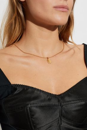 Dolce & Gabbana Religious Motif Necklace, Womens, Gold