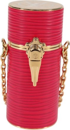 Louis Vuitton Lipstick Red Leather Clutch Bag (Pre-Owned)