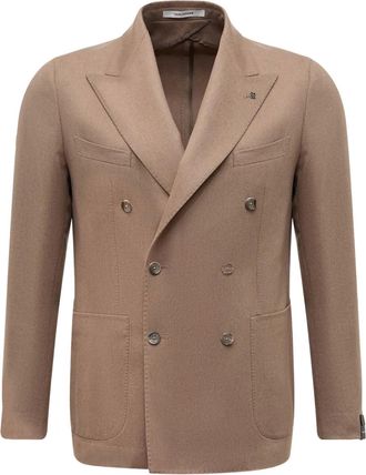 Tagliatore Blazer met dubbele rij knopen - Beige