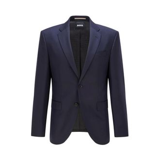 HUGO BOSS Hugo, Blazers, male, Blue, Size: 2XL Serge Blazer