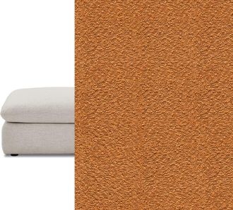 Castlery Customized Brown Large Ottoman | Dawson by Castlery, Furniture Ottoman, Brown, Castlery