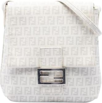 Fendi Pre-owned Vintage Crossbody Bag - Dames - Vintage Schoudertas - Wit - ONE Size - Vintage