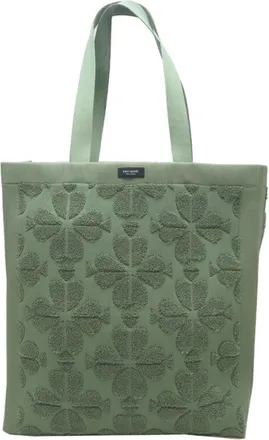 Kate Spade New York Green Polyester Tote Bag (Pre-Owned)