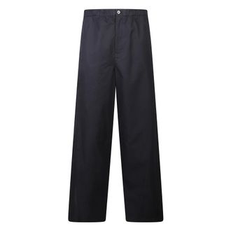 Jil Sander Wide Trousers, male, Blue, Size: M Wide Trousers