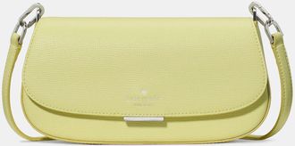 Kate Spade New York Womens Quinn Mini Crossbody Bag in Green | Grainy Leather