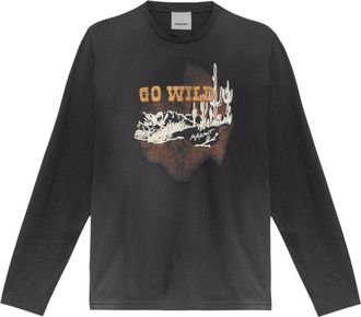 Isabel Marant Leiloha T-shirt - Zwart