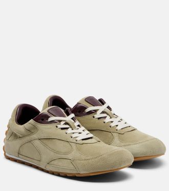 Bottega Veneta Orbit Flash suede sneakers
