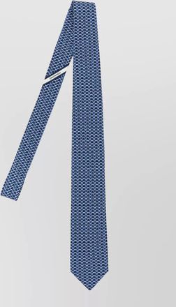 Ferragamo gancini motif tie slim design