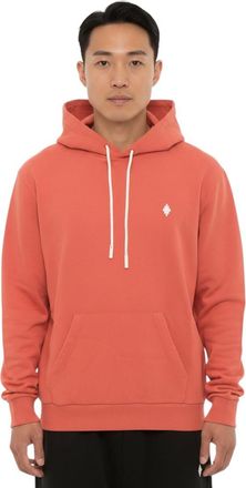 Marcelo Burlon Orange Regular Logo Hoodie
