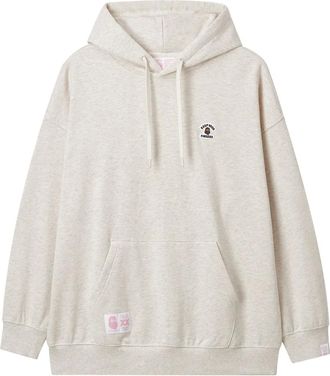 Fingercroxx Felpa con cappuccio e logo - Toni neutri