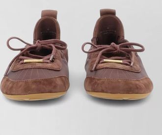 Chlo&eacute; ballerina shoes round toe pull tab sole