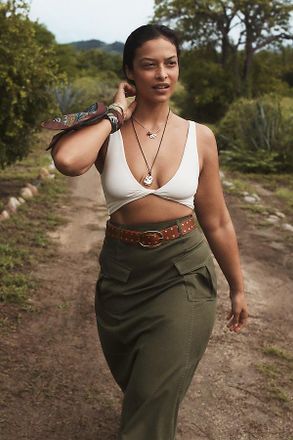 Derek Lam Philomena Cotton Skirt