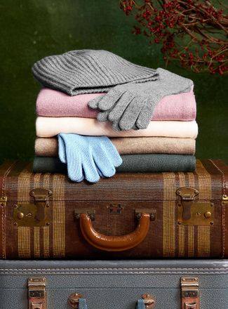 Simons Womens Pure cashmere gloves