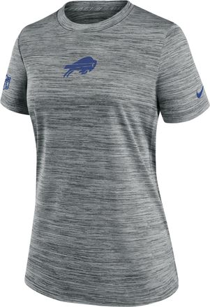 Nike Buffalo Bills Sideline Team Issue Velocity Nike Womens Dri-FIT NFL T-Shirt in Grey | 03EY06G81-P88