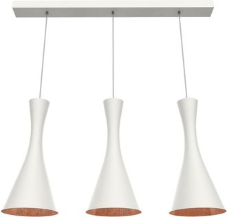 Lumicom Jaqueline L&aacute;mpara De Techo Lineal Blanco Hoja