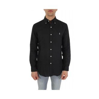 Ralph Lauren Heren, Overhemden, Zwart, Maat: 2XL
