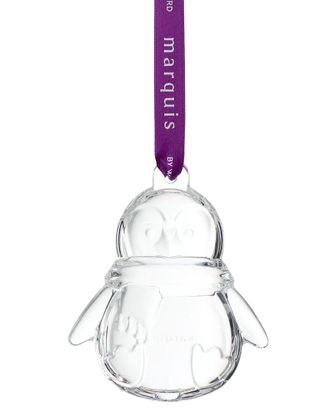 Waterford Marquis By Waterford Penguin Ornament