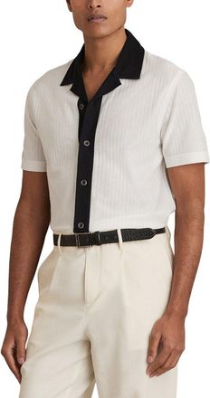 Reiss Aster Textured Color Shirt
