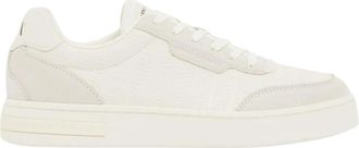 A|X Armani Exchange Technische Sneakers van Stof - Heren - Sneakers - Wit - 45 EU - Polyester - Schoenen