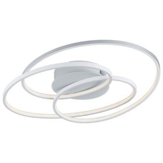 Trio Leuchten Gale Plaf&oacute;n 3 C&iacute;rculos Led Blanco Mate 38.5w Regulable L60 Cm Trio Lighting