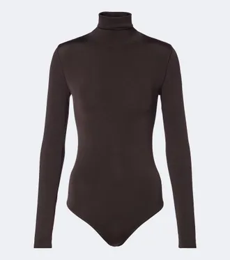 Wolford Body Colorado in jersey a collo alto
