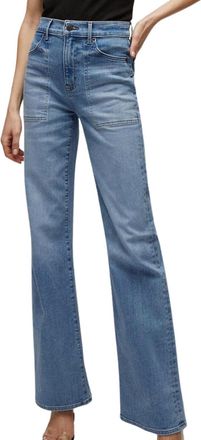 Veronica Beard Crosbie Wide Leg Jeans In Amethyst