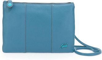 Gabs Zwarte Leren Beyonce M Schoudertas - Dames - Schoudertassen - Blauw - ONE Size - Leer - Tassen