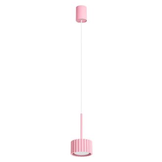 Sollux Lighting L&aacute;mpara colgantes rosa aluminio alt. 125 cm