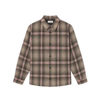 Frame Denim Overhemden, Heren, Bruin, M, Shirt H26