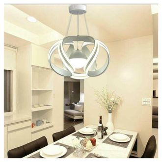 Trade Shop Trade Shop Traesio - Trade Shop - Lampadario Soffitto Sfera Moderno Led 78w Lampada Luce Calda Fredda Naturale B21