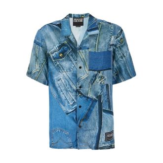 Versace Jeans Couture Camicia - male - Versace Jeans Couture - Denim Shirts - Blue - M - Shirts