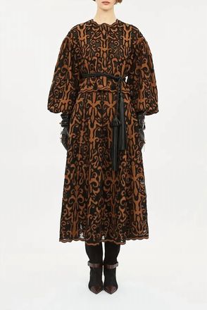 Ulla Johnson Coletta Applique Jacket In Saffron