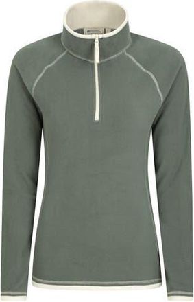 Mountain Warehouse Montana Half Zip Fleece Top in Dark Green at Nordstrom, Size 16