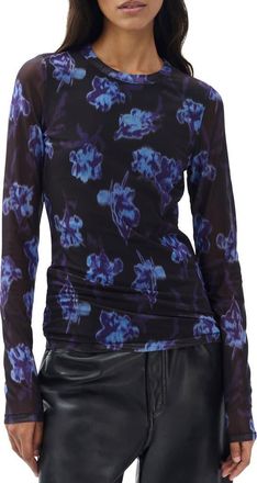 Rag & Bone Yana Tie Dye Long Sleeve T-Shirt in Salmt at Nordstrom, Size Xx-Small