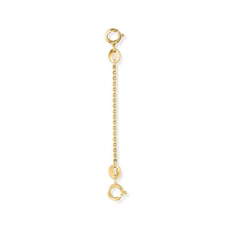 Ross-Simons 1.1mm 14kt Yellow Gold 2 inches Cable Safety Chain
