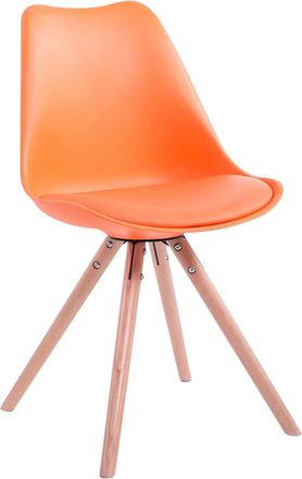 Clp Clp - Silla Visita Toulouse Rund Naranja Natural