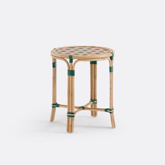 La Redoute Interieurs Bijzettafeltje van rotan en geweven hars, Bianca