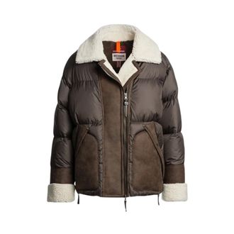 Parajumpers Chyna Short Puffer - Dames - Jassen - Bruin - Maat: M Zijde