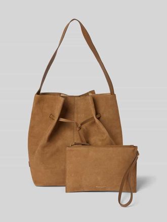 Marc O'Polo Umh&auml;ngetasche aus echtem Kalbsleder in Camel, Gr&ouml;&szlig;e 1