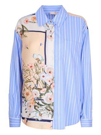 Liu Jo Camicia a righe a maniche lunghe - Blu