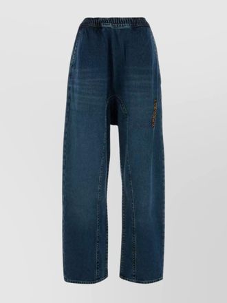 Y / Project denim wide-leg trousers