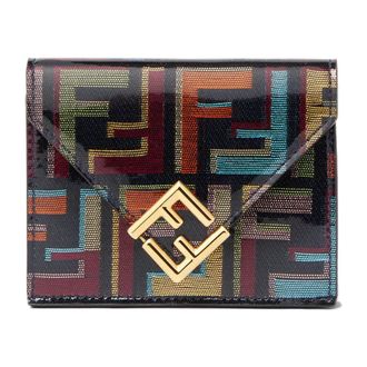 Fendi Wallets & Cardholders, female, Multicolor, Size: ONE SIZE FF Diamonds Wallet