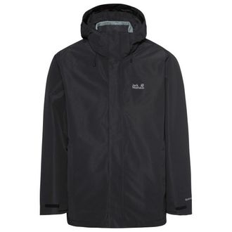Jack Wolfskin Pinetrail 3in1 Jacket Doppeljacke f&uuml;r Herren | schwarz