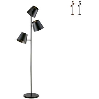 Fan Europe Fan Europe - Piantana colt in metallo grigio invecchiato a tre luci